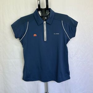 Ellesse Zip Front Golf Tennis Polo